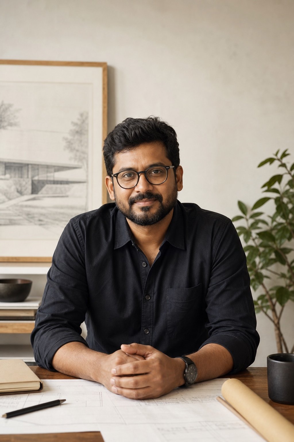 Shaji Architect portrait